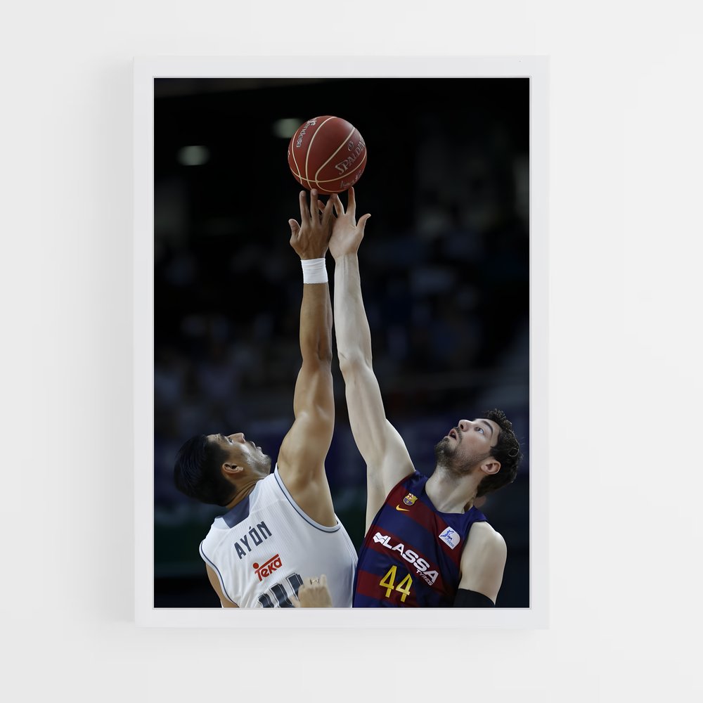Poster Le Blocage Épique – affiche Basketball (vue 3)